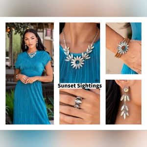 Celestial Rhinestone 4pc Fashion Accessory Set